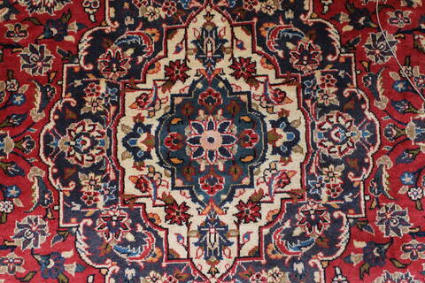Kashan Red Hand Knotted 64 X 95  Area Rug 100-27957 Image 7