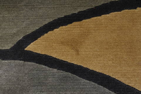 Tibetan Green Hand Knotted 82 X 96  Area Rug 100-27961 Image 3