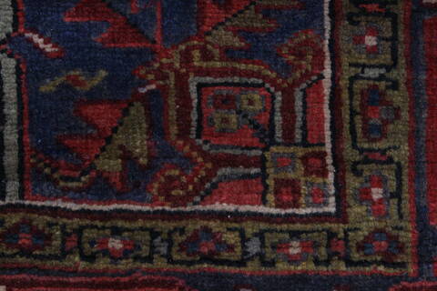 Heriz Red Hand Knotted 81 X 109  Area Rug 100-27963 Image 10