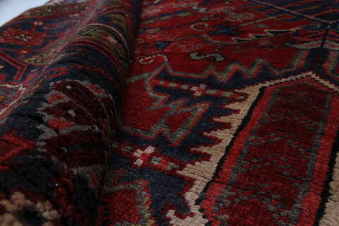 Heriz Red Hand Knotted 81 X 109  Area Rug 100-27963 Image 1