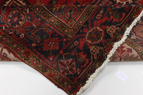 Heriz Red Hand Knotted 81 X 109  Area Rug 100-27963 Image 2