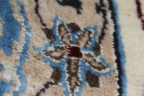 Nain Blue Hand Knotted 68 X 101  Area Rug 100-27966 Image 13