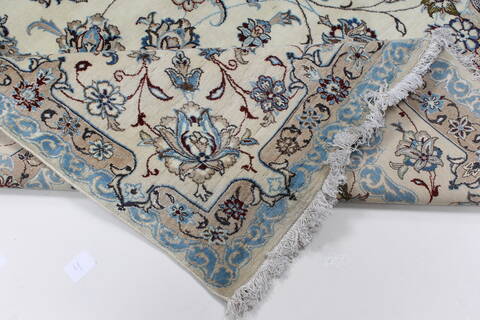 Nain Blue Hand Knotted 68 X 101  Area Rug 100-27966 Image 2