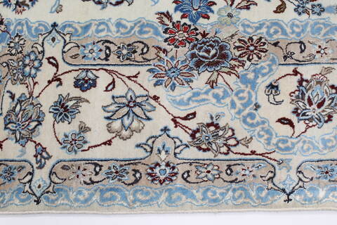 Nain Blue Hand Knotted 68 X 101  Area Rug 100-27966 Image 6