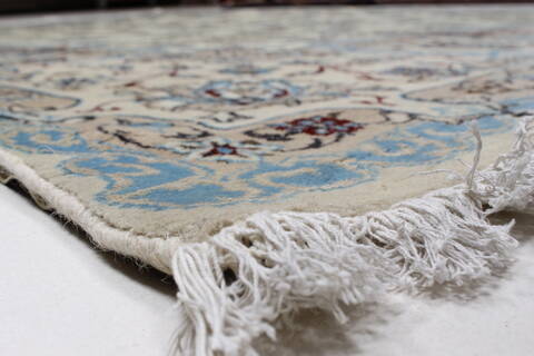 Nain Blue Hand Knotted 68 X 101  Area Rug 100-27966 Image 9