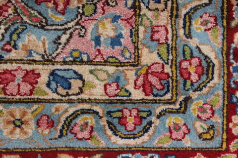 Kerman Beige Hand Knotted 94 X 129  Area Rug 100-27967 Image 12