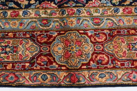 Kerman Beige Hand Knotted 94 X 129  Area Rug 100-27967 Image 6