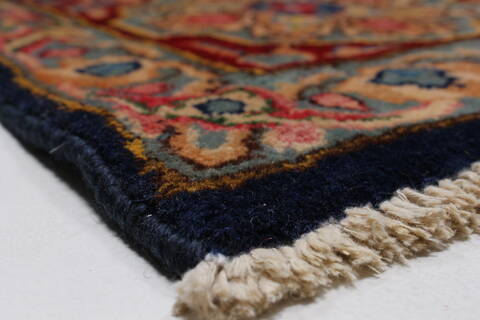 Kerman Beige Hand Knotted 94 X 129  Area Rug 100-27967 Image 9