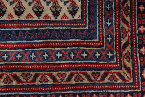 Arak Beige Hand Knotted 98 X 130  Area Rug 100-27969 Image 11