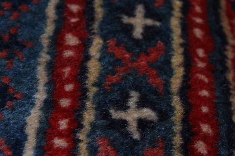 Arak Beige Hand Knotted 98 X 130  Area Rug 100-27969 Image 2
