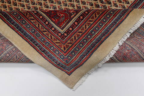 Arak Beige Hand Knotted 98 X 130  Area Rug 100-27969 Image 4