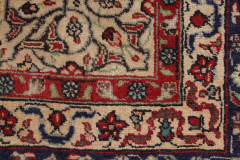 Tabriz Blue Hand Knotted 98 X 128  Area Rug 100-27970 Image 11