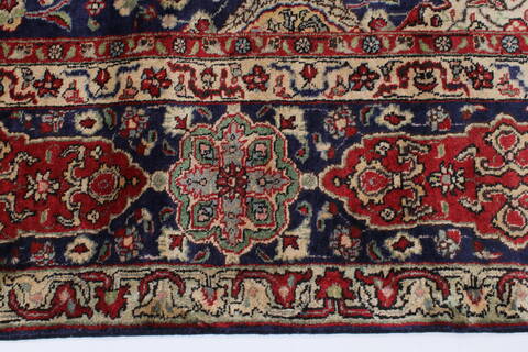 Tabriz Blue Hand Knotted 98 X 128  Area Rug 100-27970 Image 6