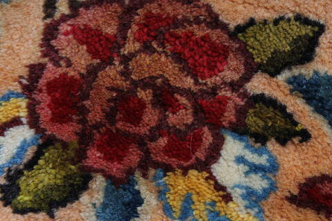 Kerman Cream Hand Knotted 100 X 149  Area Rug 100-27979 Image 12