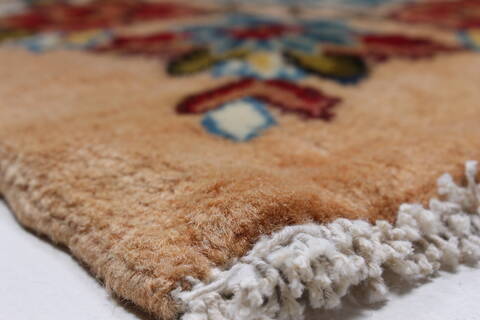 Kerman Cream Hand Knotted 100 X 149  Area Rug 100-27979 Image 9