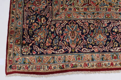 Kerman Red Hand Knotted 96 X 126  Area Rug 100-27983 Image 10