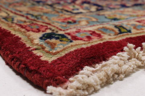 Kerman Red Hand Knotted 96 X 126  Area Rug 100-27983 Image 11