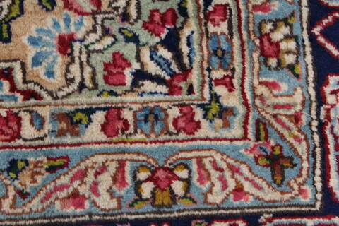 Kerman Red Hand Knotted 96 X 126  Area Rug 100-27983 Image 14