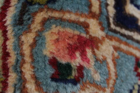 Kerman Red Hand Knotted 96 X 126  Area Rug 100-27983 Image 1