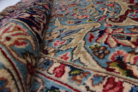 Kerman Red Hand Knotted 96 X 126  Area Rug 100-27983 Image 4