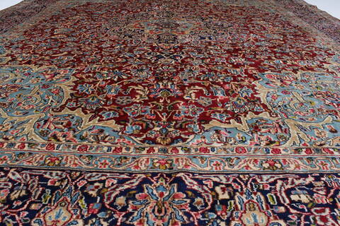 Kerman Red Hand Knotted 96 X 126  Area Rug 100-27983 Image 7
