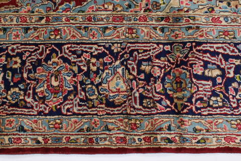 Kerman Red Hand Knotted 96 X 126  Area Rug 100-27983 Image 8