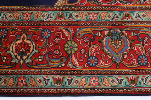Tabriz Red Hand Knotted 98 X 128  Area Rug 100-27989 Image 8