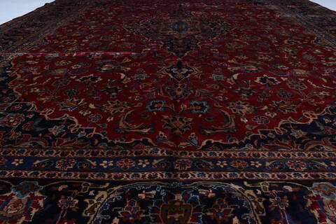Kashmar Red Hand Knotted 99 X 131  Area Rug 100-27991 Image 4
