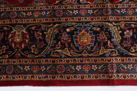 Kashmar Red Hand Knotted 99 X 131  Area Rug 100-27991 Image 5