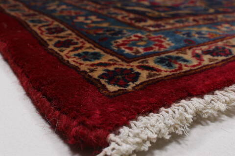 Kashmar Red Hand Knotted 99 X 131  Area Rug 100-27991 Image 8