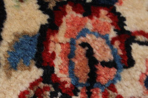 Hamedan Red Hand Knotted 107 X 136  Area Rug 100-27993 Image 10