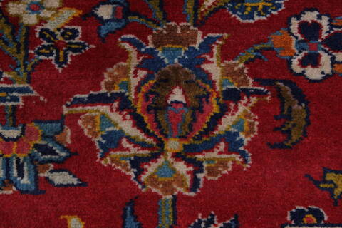 Ardakan Red Hand Knotted 96 X 130  Area Rug 100-27994 Image 12
