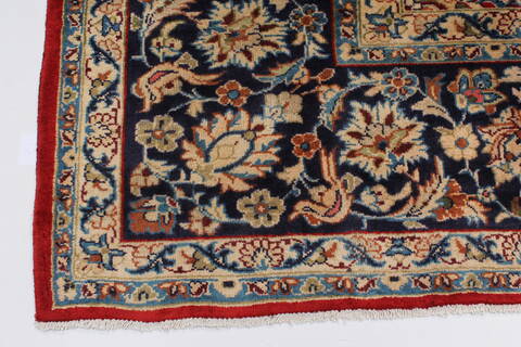Isfahan Red Hand Knotted 101 X 136  Area Rug 100-27996 Image 8