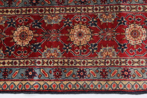 Varamin Blue Hand Knotted 82 X 109  Area Rug 100-28011 Image 6