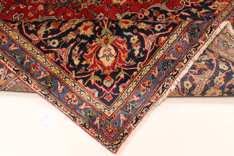 Kashan Red Hand Knotted 96 X 129  Area Rug 100-28015 Image 3