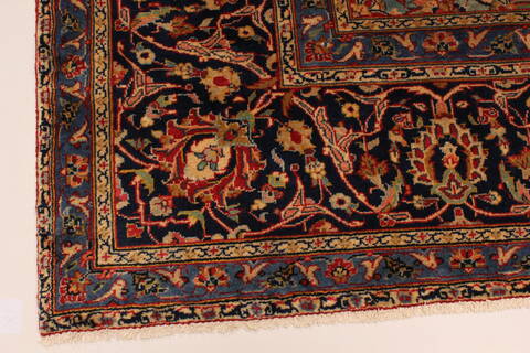 Kashan Red Hand Knotted 96 X 129  Area Rug 100-28015 Image 8