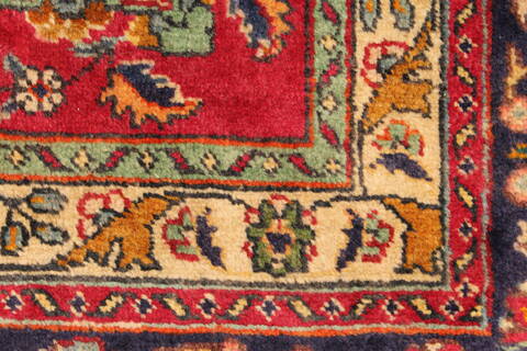 Tabriz Blue Hand Knotted 100 X 128  Area Rug 100-28019 Image 11