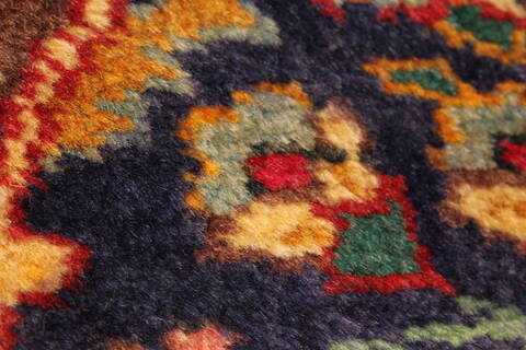 Tabriz Blue Hand Knotted 100 X 128  Area Rug 100-28019 Image 12