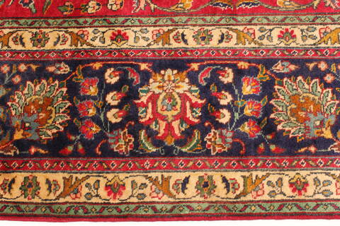 Tabriz Blue Hand Knotted 100 X 128  Area Rug 100-28019 Image 5