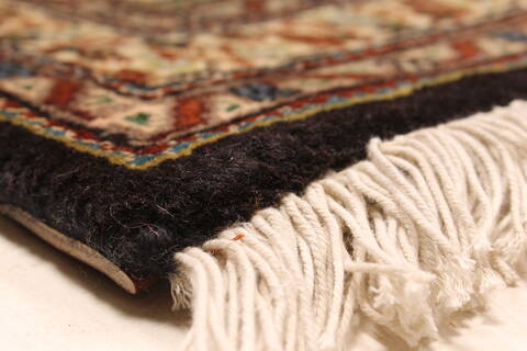 Mahi Beige Hand Knotted 98 X 131  Area Rug 100-28027 Image 10