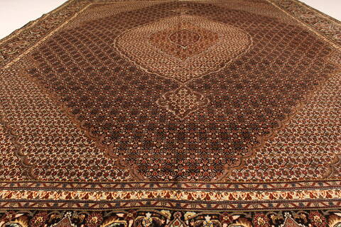 Mahi Beige Hand Knotted 98 X 131  Area Rug 100-28027 Image 6