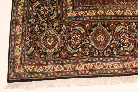Mahi Beige Hand Knotted 98 X 131  Area Rug 100-28027 Image 9