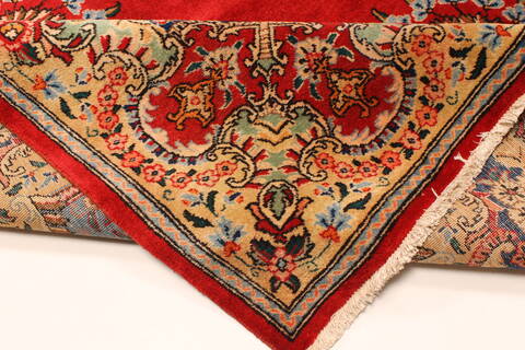 Tabriz Blue Hand Knotted 108 X 171  Area Rug 100-28029 Image 3