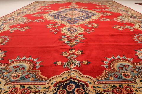 Tabriz Blue Hand Knotted 108 X 171  Area Rug 100-28029 Image 5