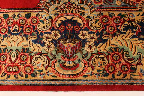 Tabriz Blue Hand Knotted 108 X 171  Area Rug 100-28029 Image 6