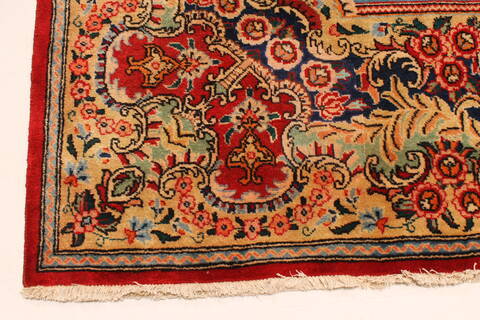 Tabriz Blue Hand Knotted 108 X 171  Area Rug 100-28029 Image 8