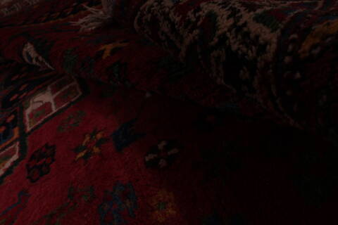 Afshar Red Hand Knotted 50 X 66  Area Rug 400-28032 Image 1