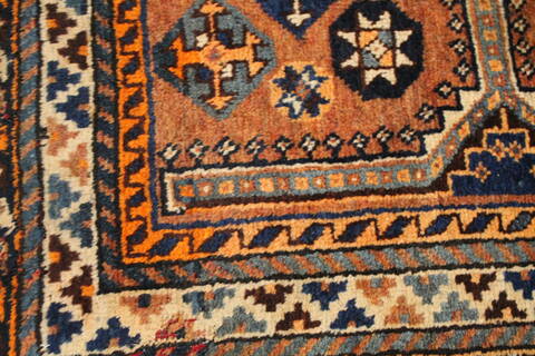 Shiraz Brown Hand Knotted 310 X 69  Area Rug 400-28038 Image 10
