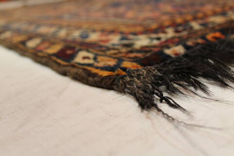 Shiraz Brown Hand Knotted 310 X 69  Area Rug 400-28038 Image 1