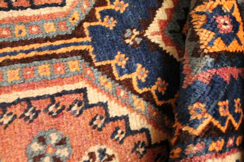 Shiraz Brown Hand Knotted 310 X 69  Area Rug 400-28038 Image 6